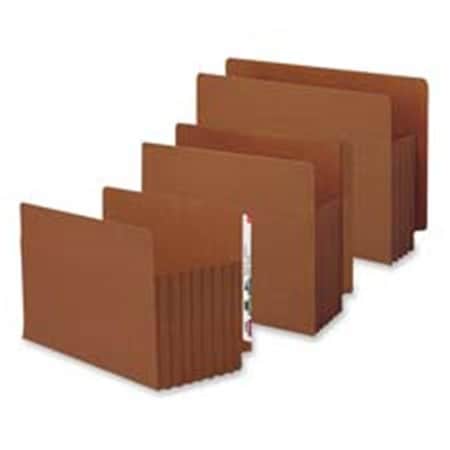 Smead Filing, SMD74780 End Tab File Pockets- 3-.50in. Exp- Legal- Red SMD74780